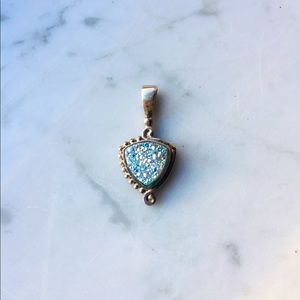 Sajen sterling silver druzy pendant